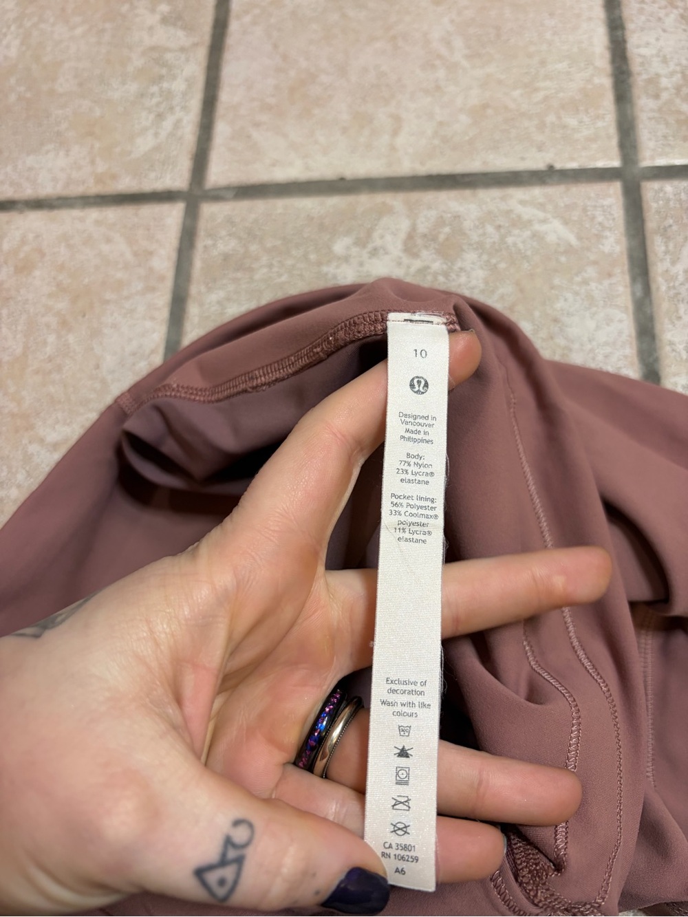 NWOT Lululemon Wunder Train High-Rise Short 6" (Spiced Chai) Size 10 - Picture 3 of 8
